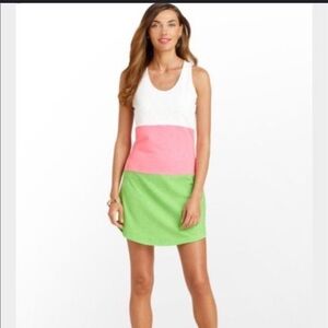 Lilly pulitzer color block cordon dress